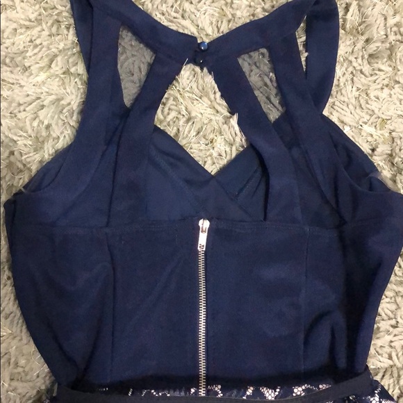 Navy party dress - Picture 10 of 10